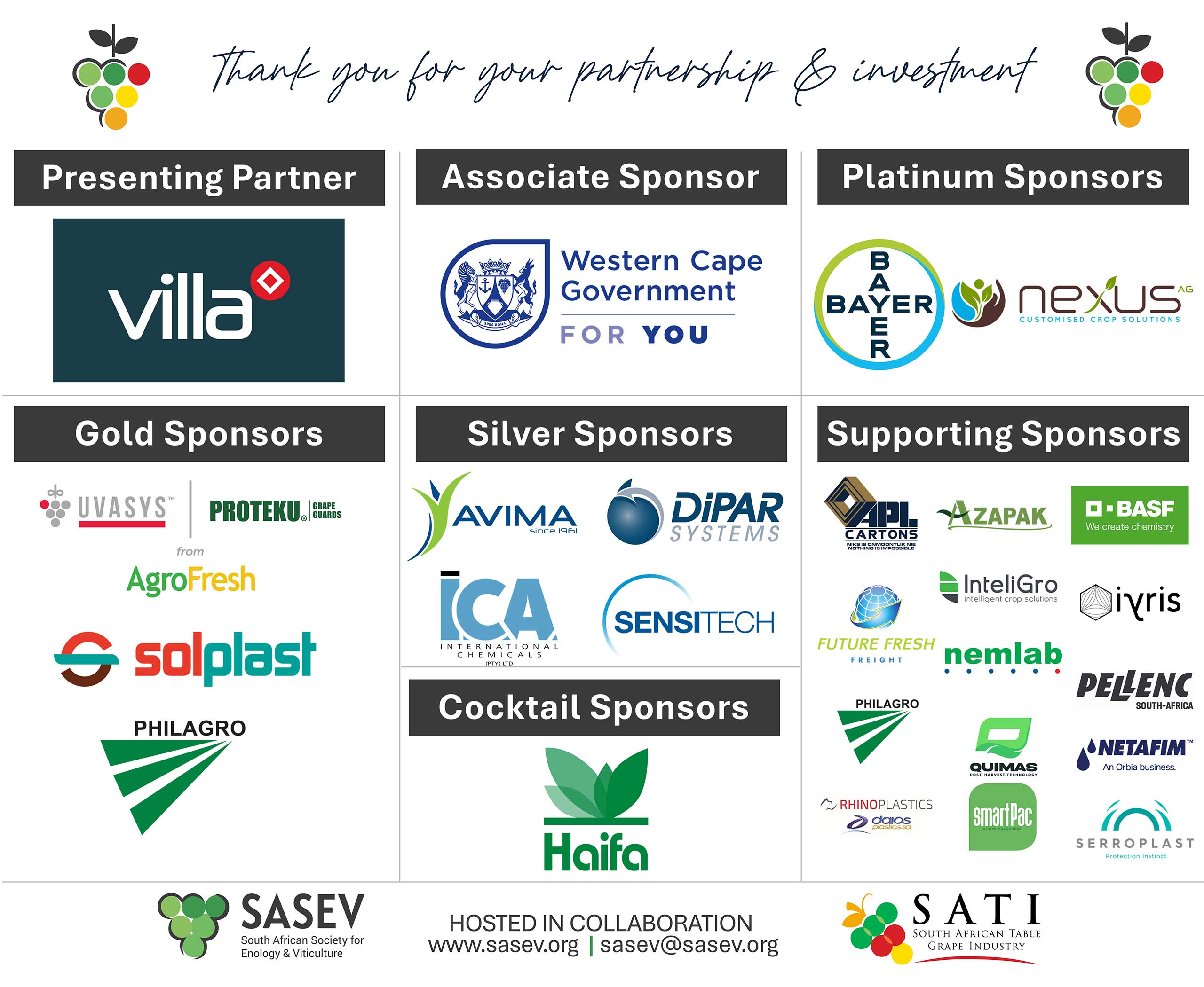 TGC Sponsors